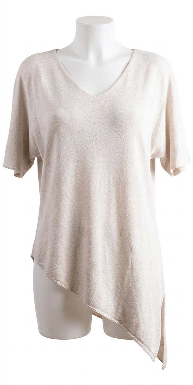 NEW GIGI MODA venosa v-neck dolman sweater in beige